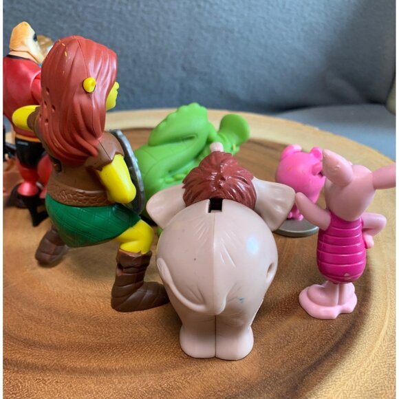 Disney Peter Pan Bambi Jungle Book Set of 8 Mixed Character Figurines - Picture 7 of 11